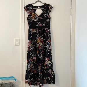 Black Floral Dress